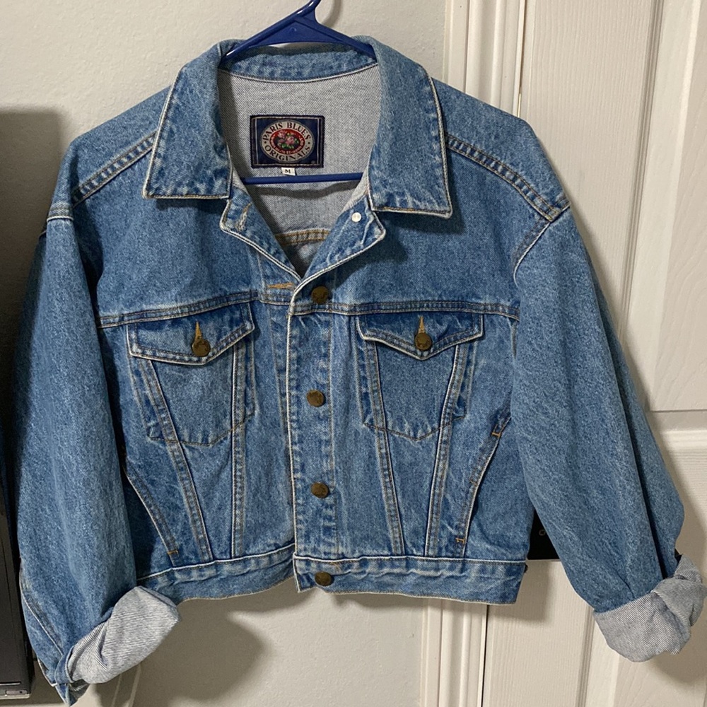 Vintage denim oversiZed  jacket